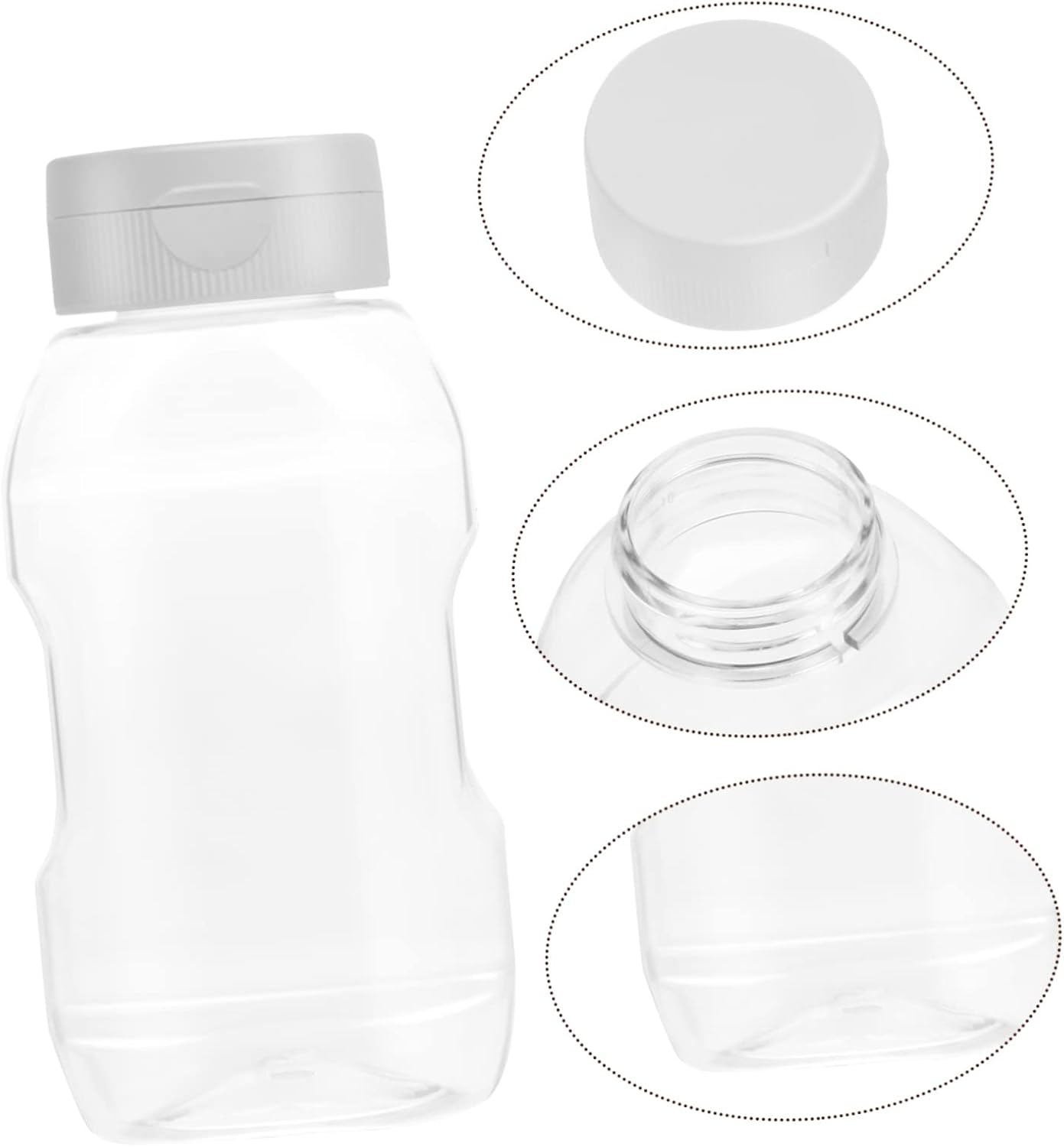 OKUMEYR - Squeeze Condiment Bottles with Easy Dispensing