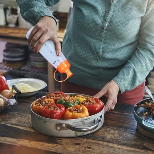 Leak-Proof Condiment Squeeze Bottles