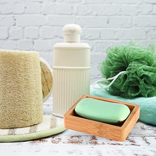 Cabilock Bamboo Pine Linear Soap Holder for BATH KITCHEN