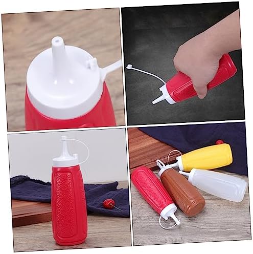 Plastic Lidded Salad Bottle for Condiments