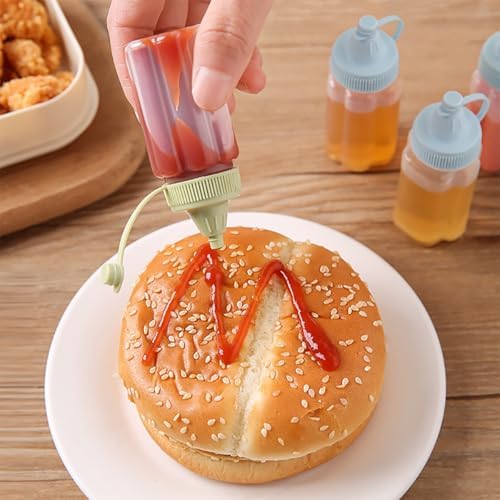 8-Piece Mini Ketchup Squeeze Bottles