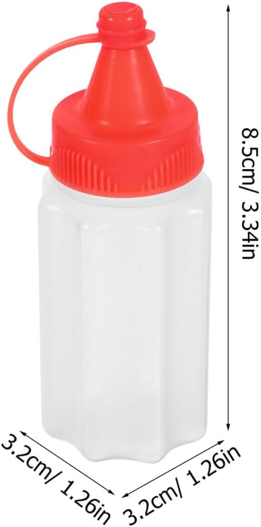 GRIRIW Mini Squeeze Condiment Containers - Compact Travel Design