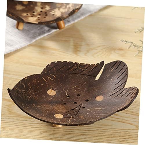 Cute Pet Bowl Holder Coconut Shell Design