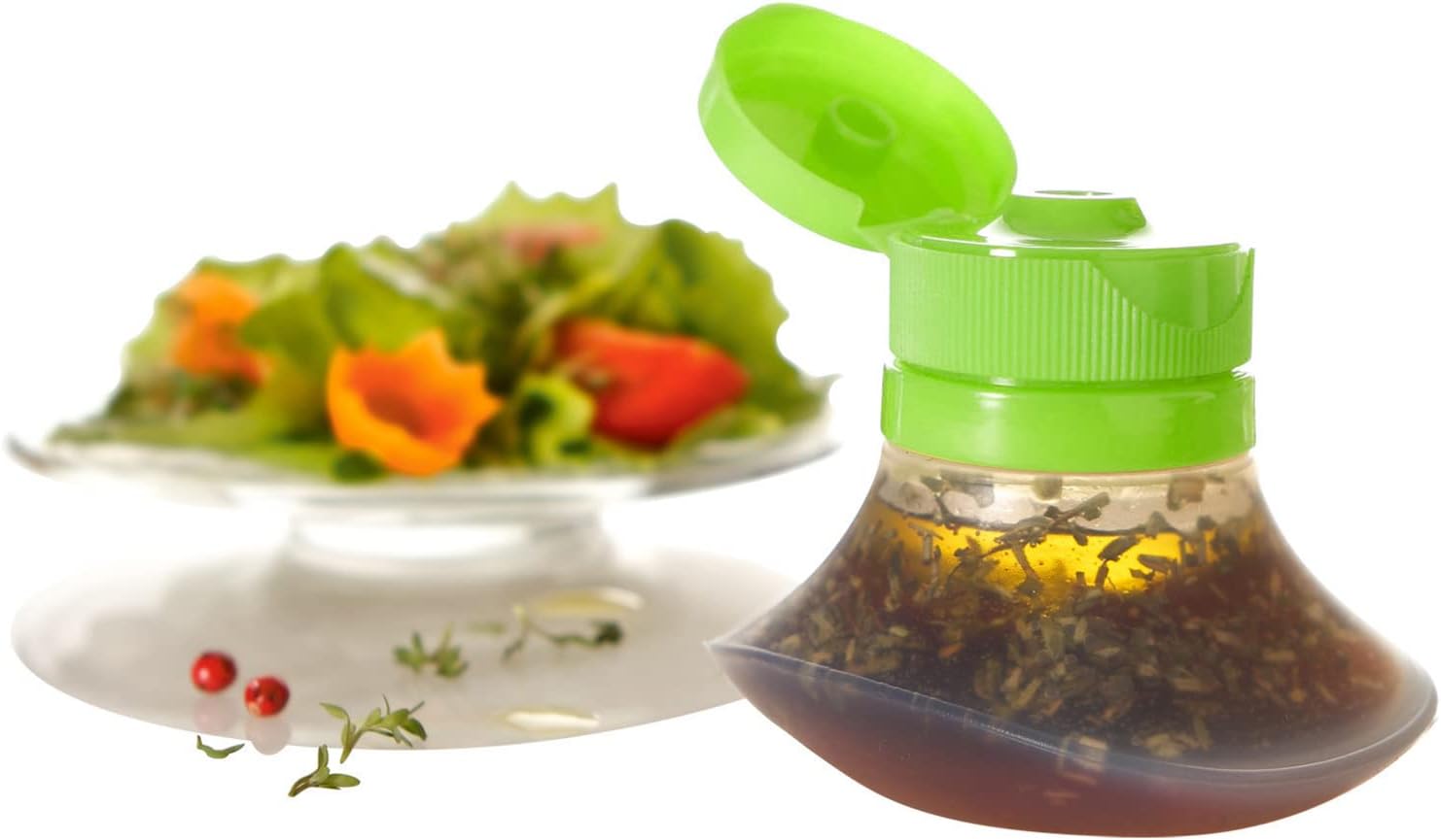 Easy to Use Squeeze Bottle Airtight Silicone Salad Dressing Seasoning Container