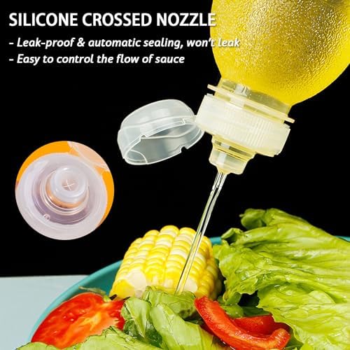 Leak-Proof 16oz Squeeze Bottles