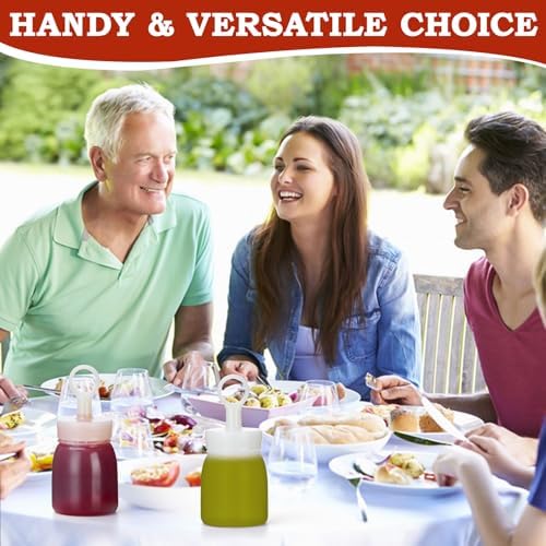 Uceoo Condiment Squeeze Bottles Perfect for 2 Pack