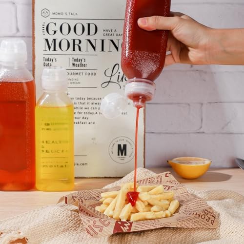 RAMFIYN 6-Pack Condiment Squeeze Bottles