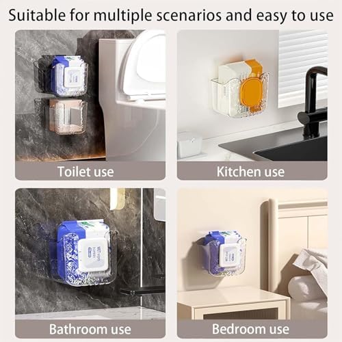 All-In-One Wall-Mounted Kitchen Wipes Storage Box