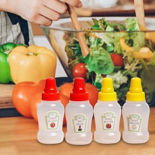 compact design 25ml ketchup bottles for dining or on the go