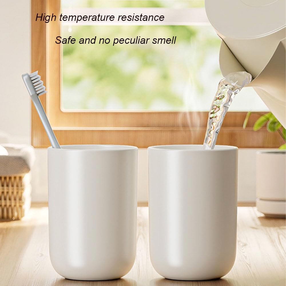 Bright Durable Toothbrush Cup Set for Home or Gifting