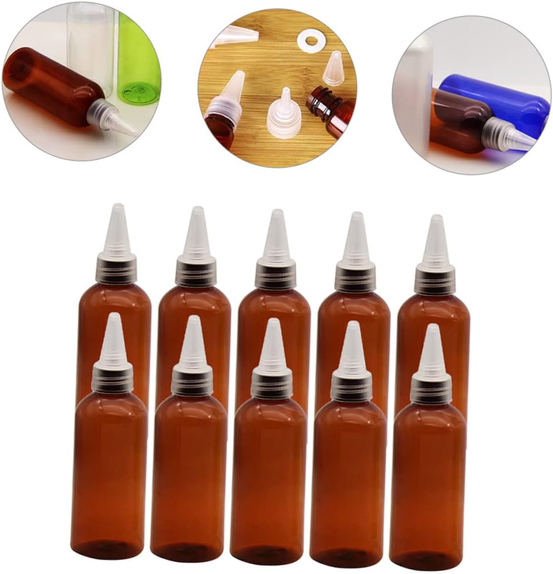 10PK Empty Condiment Squeeze Bottles