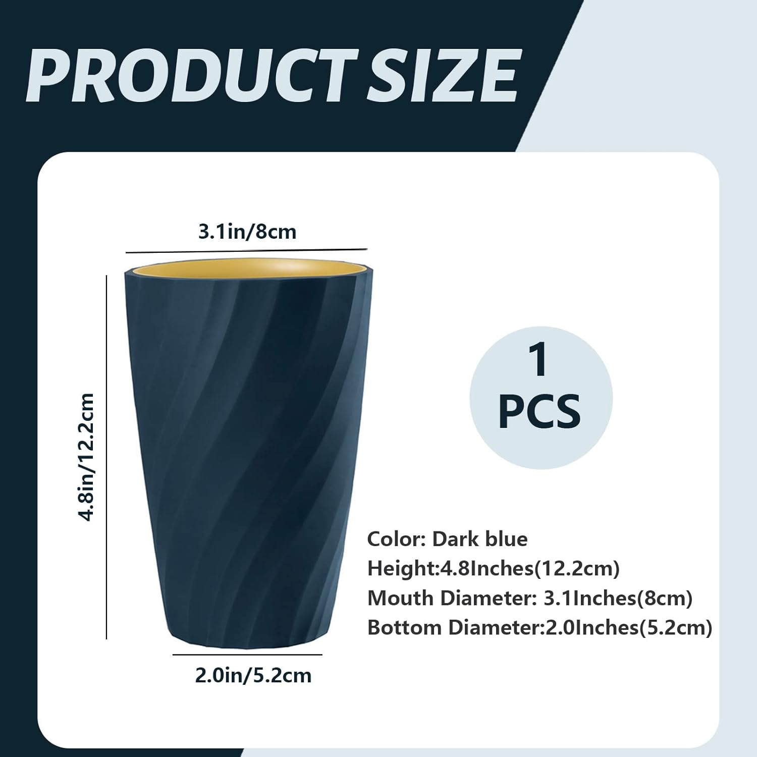 Roucerlin Reusable Tumbler - Compact Durable Perfect for Daily Use