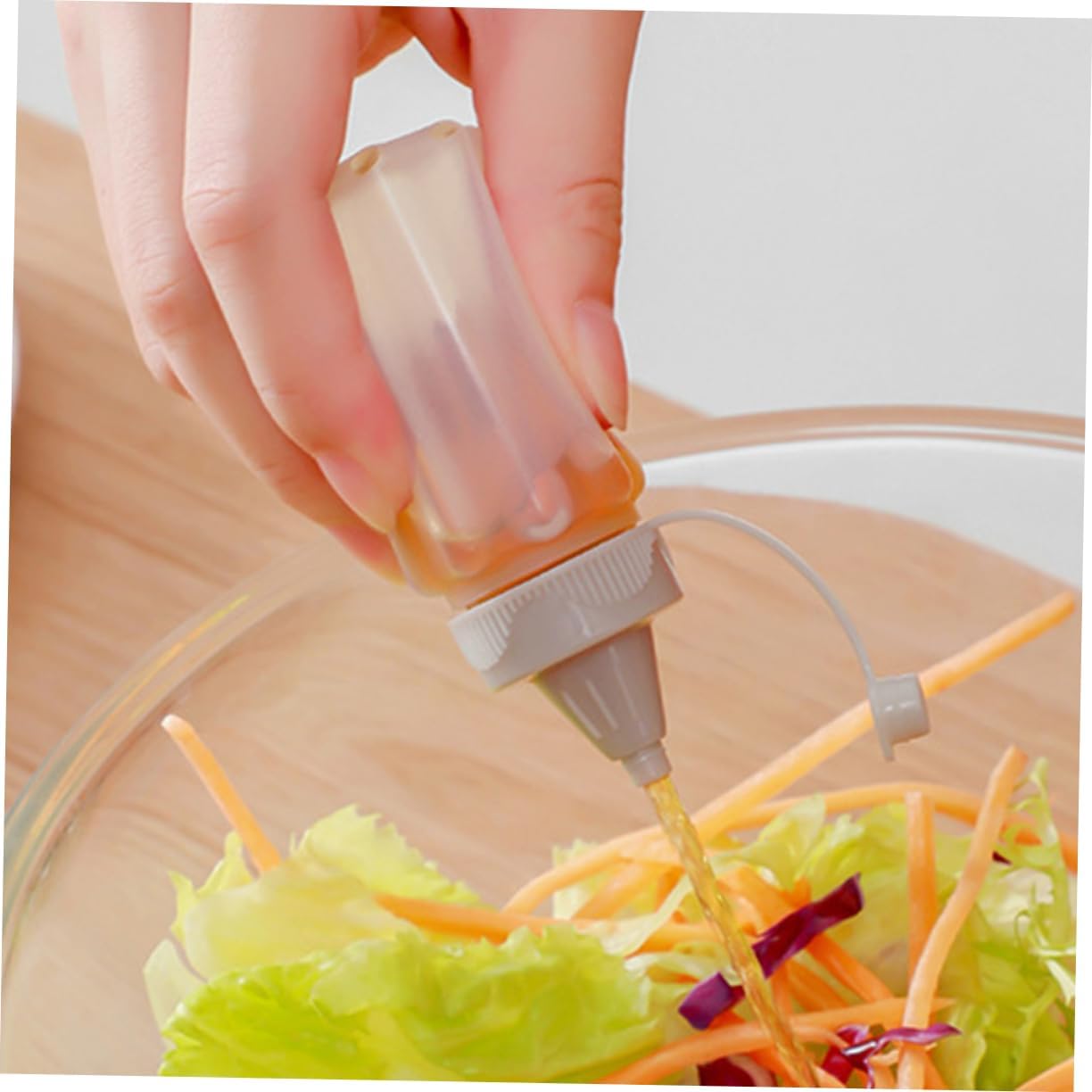 High-Quality 12-Pack Portable Condiment Squeeze Bottles