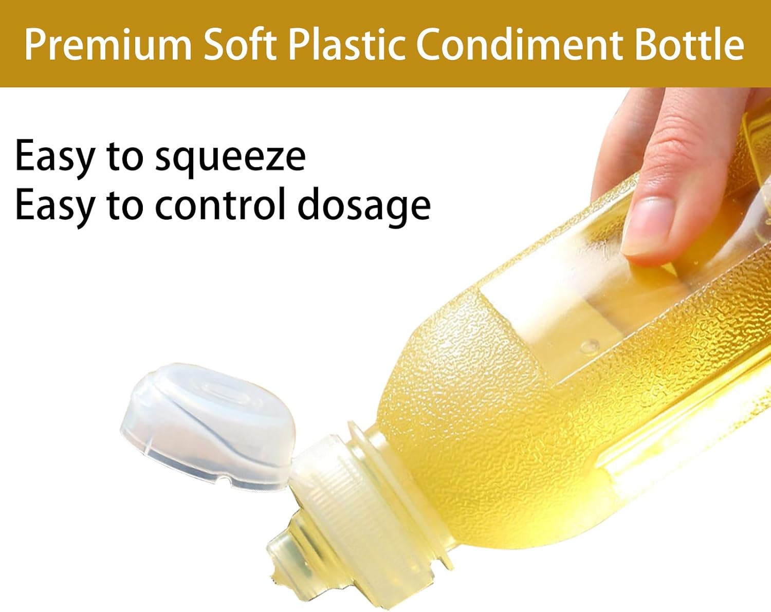 LDHHYH 12-Piece 17oz Condiment Squeeze Bottles