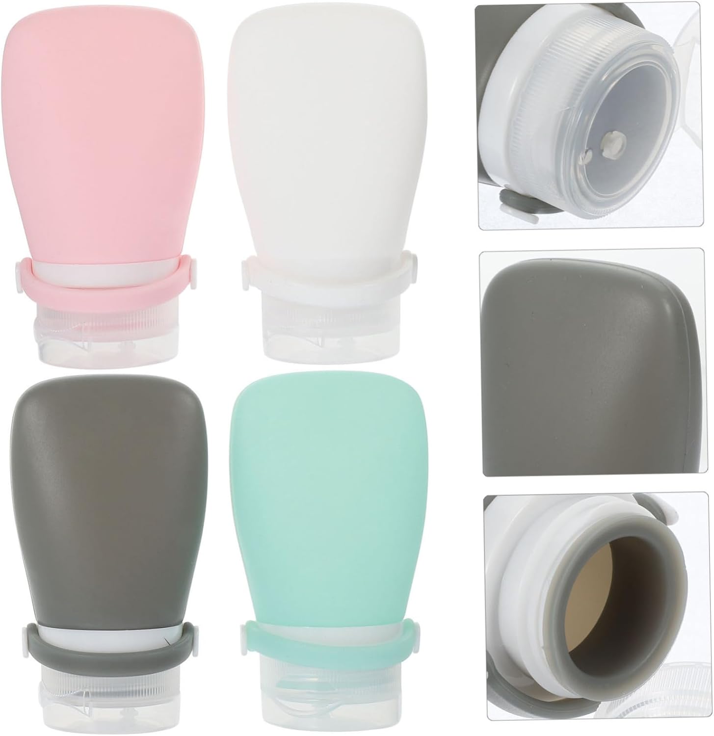 4-Pack Empty Ketchup Squeeze Bottles
