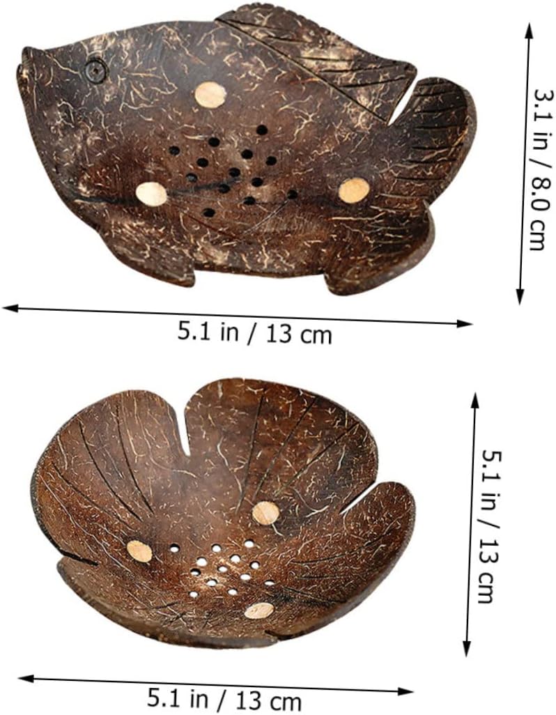 Cute Pet Bowl Holder Coconut Shell Design