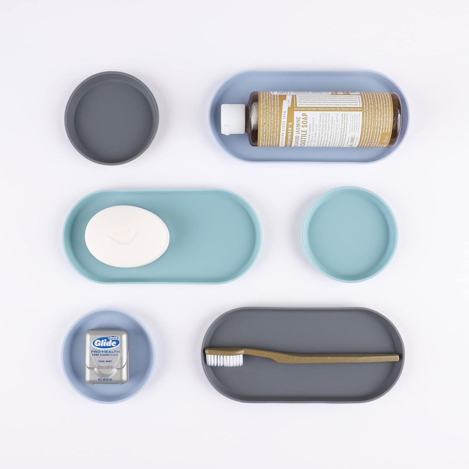 Stylish Silicone Trays Set - Perfect for Organization in Your Home
