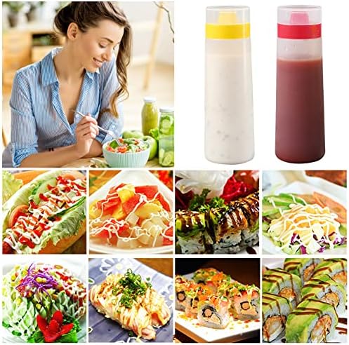 Durable Four-Hole Condiment Squeeze Bottles - Fast Free shipping