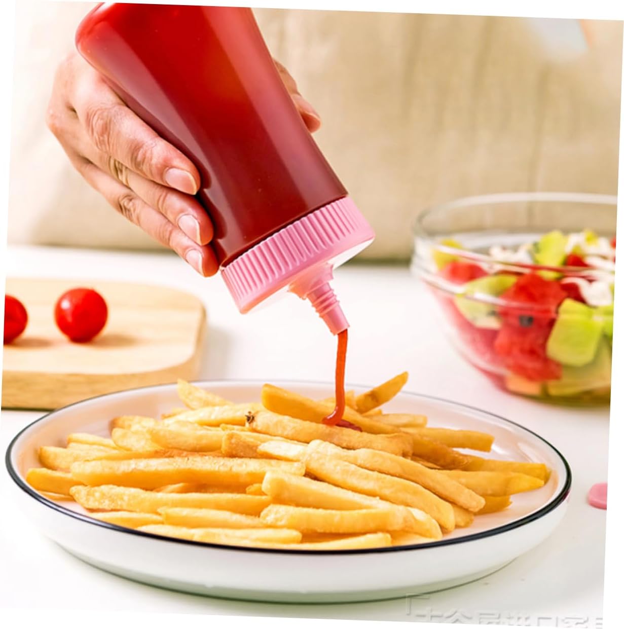 Durable Kitchen Condiment Squeeze Bottles
