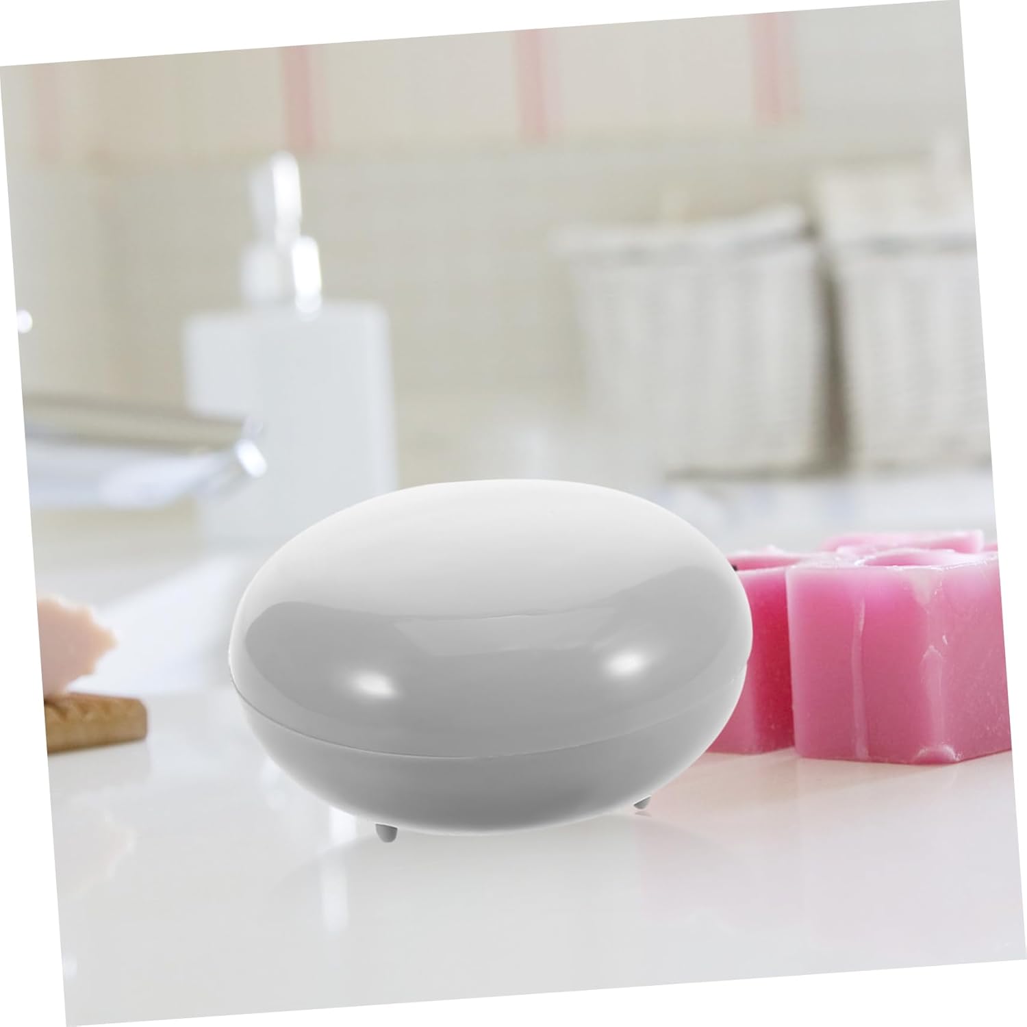 Vivid Color Soap Dish Holder Portable Organized