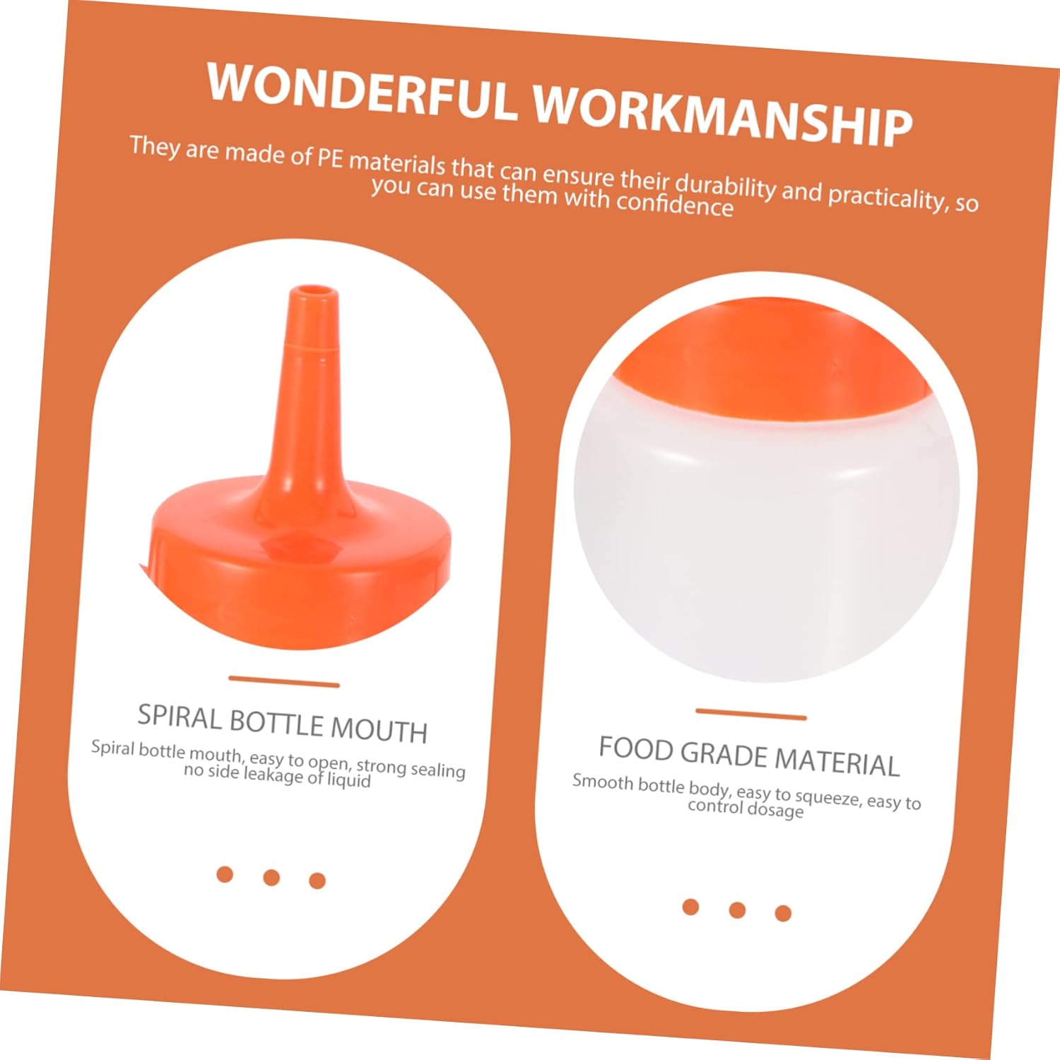 Quick-Squeeze Condiment Bottles