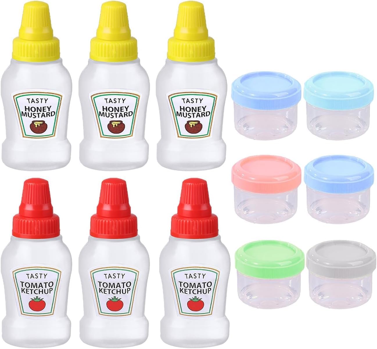 Apujents 12-Piece Squeeze Bottle Set