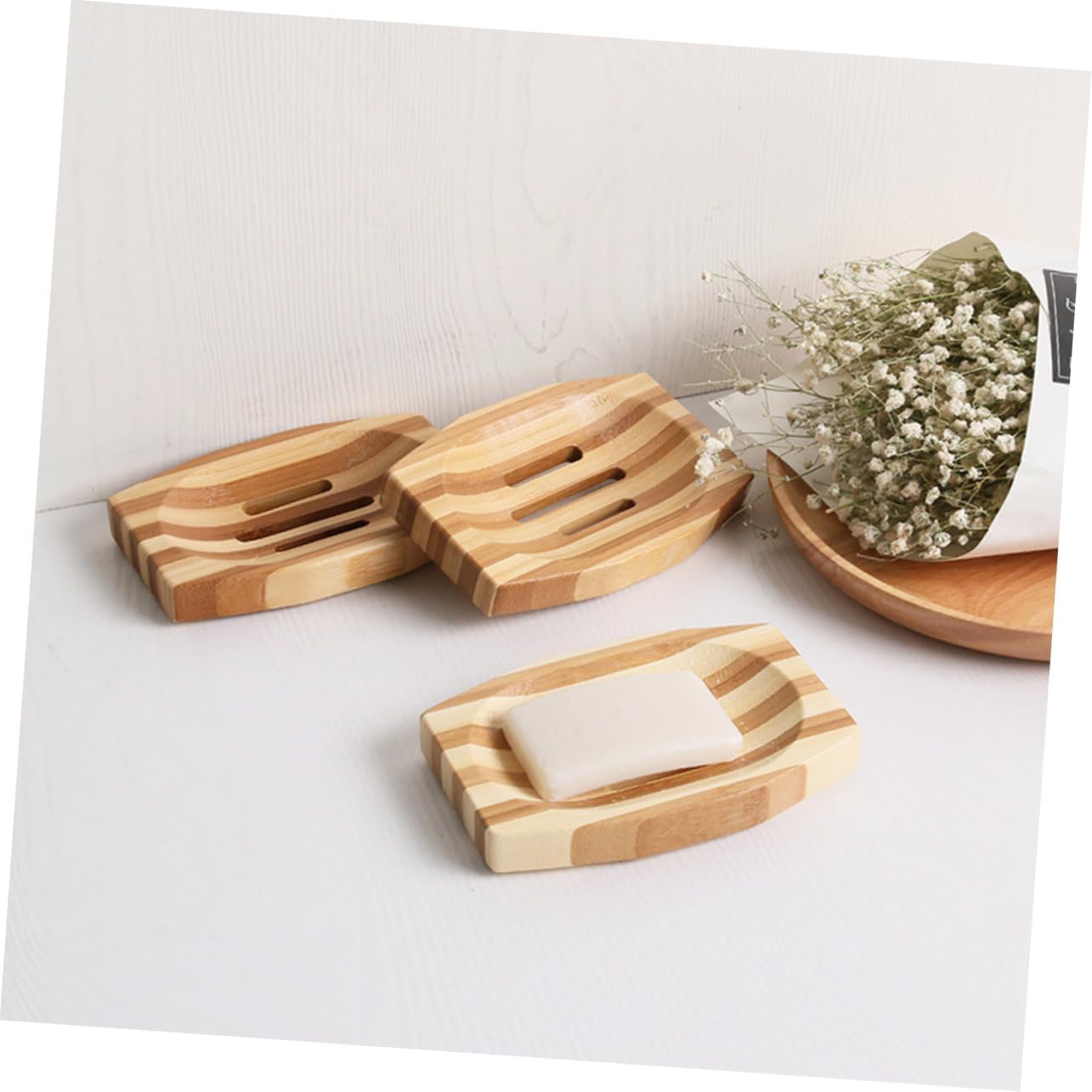 Happyyami Soap Dish 2Pcs