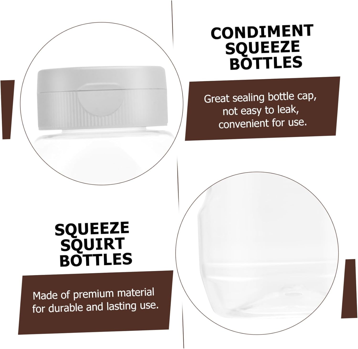 SHOWERORO 4pc Mini Squeeze Bottles