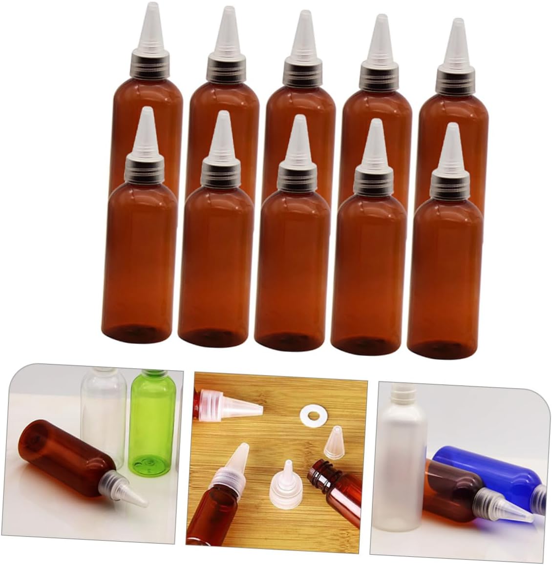 Simple Convenient Plastic Squeeze Dispenser for Condiments
