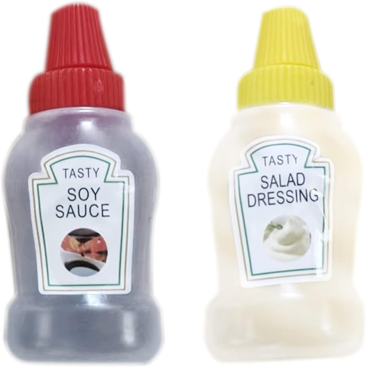 Small Durable Sauce Bottle Condiment Squeeze Bottle for Travel Kitchen