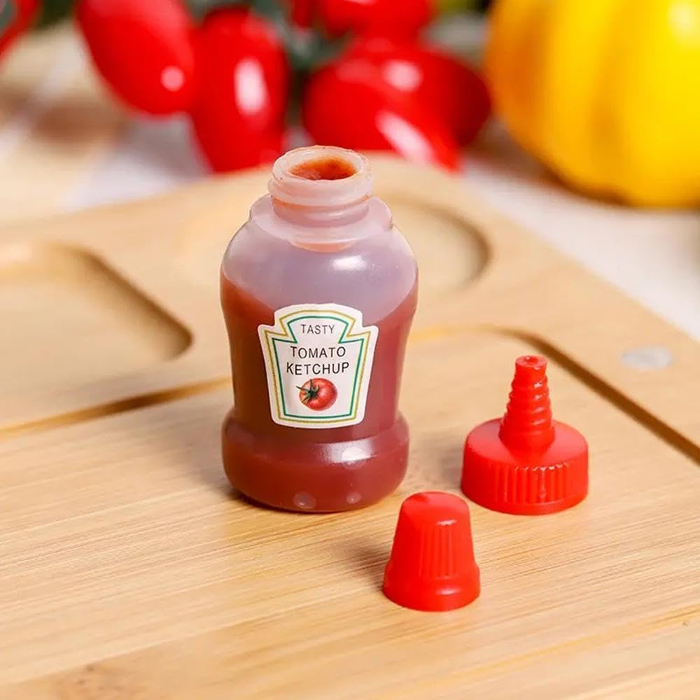 Reused Empty Ketchup Mustard Dispenser Bottles