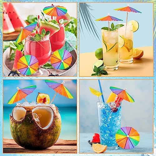 Perfect Rainbow Drink Umbrellas for Parties