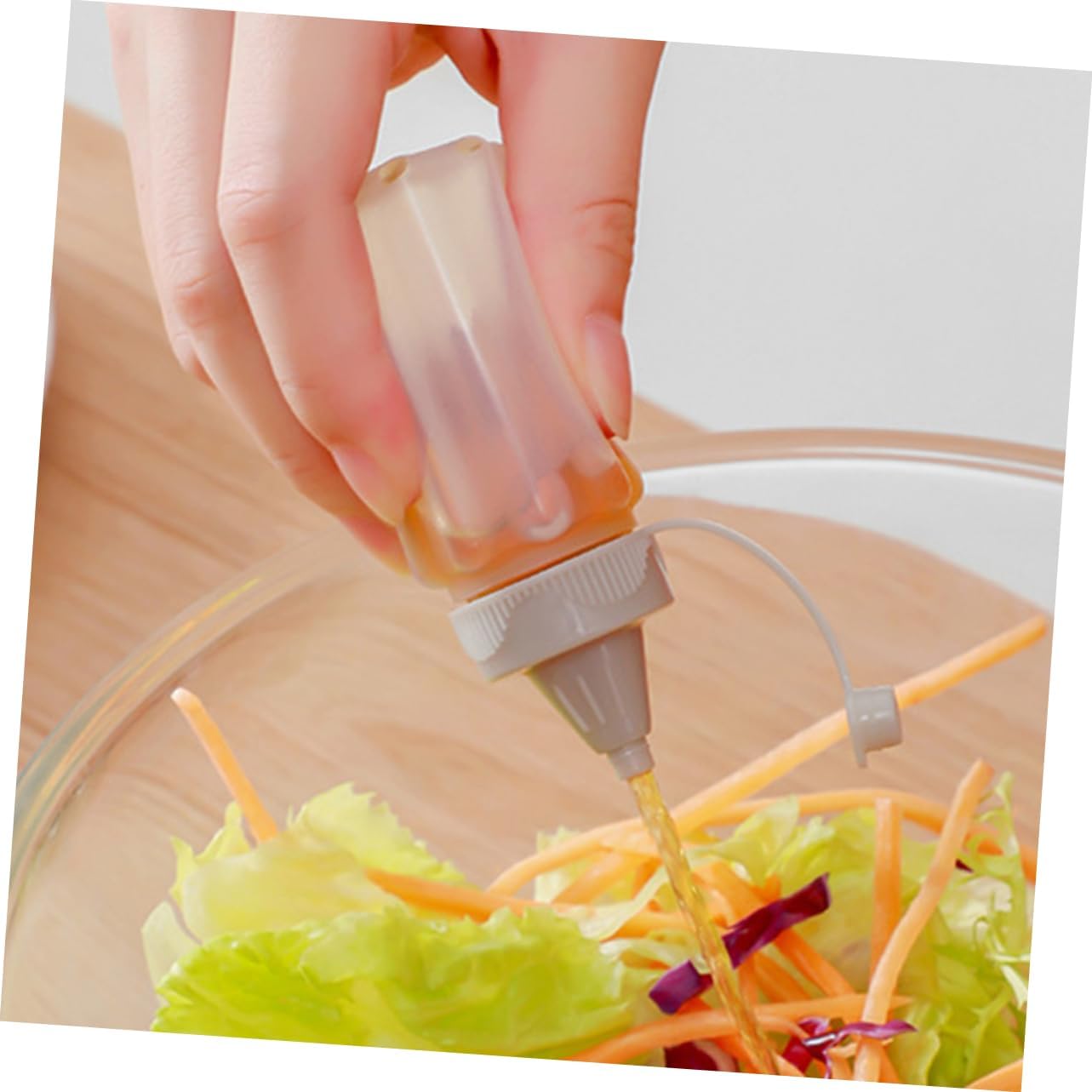 12 Piece Portable Condiment Squeeze Bottles