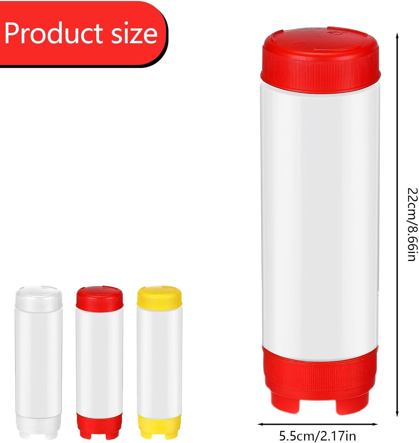 Extra-Large 16 oz Squeeze Bottles