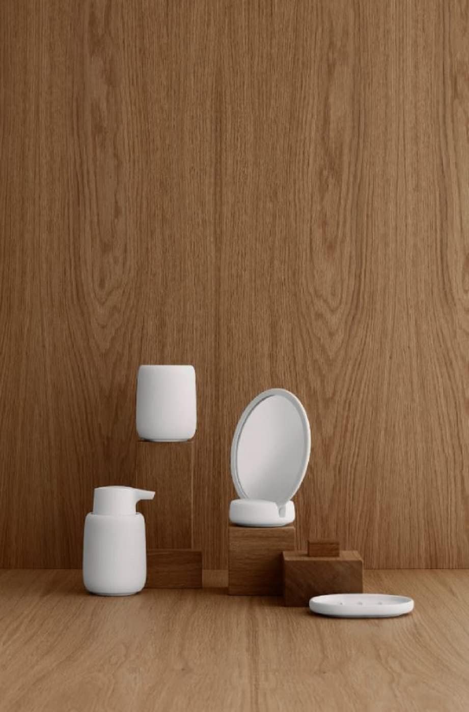 Cbero White Blomus SONO Bathroom Tumbler