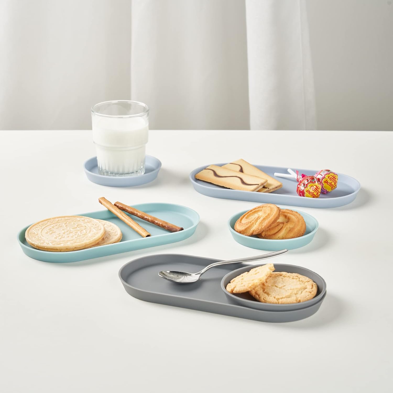 Stylish Silicone Trays Set - Perfect for Organization in Your Home