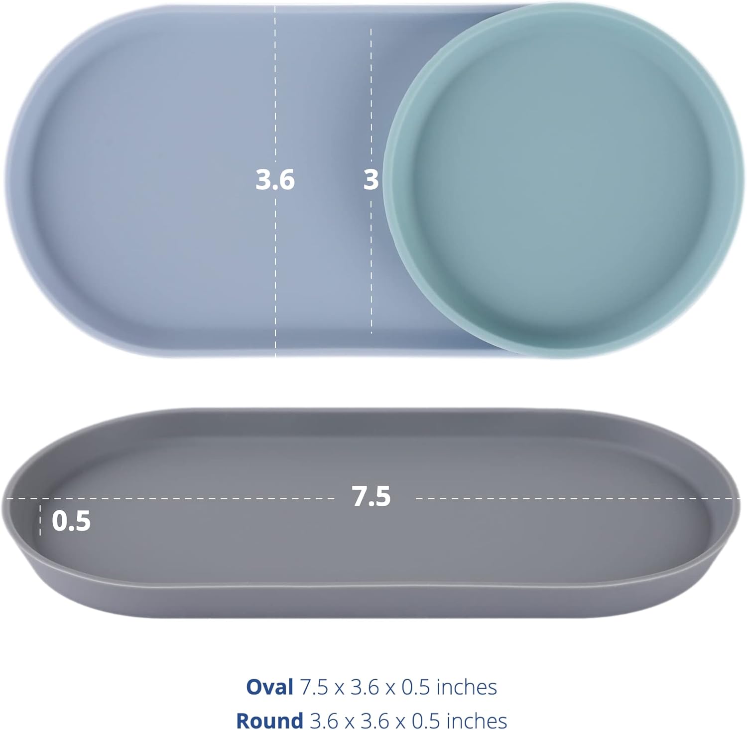 Stylish Silicone Trays Set - Perfect for Organization in Your Home