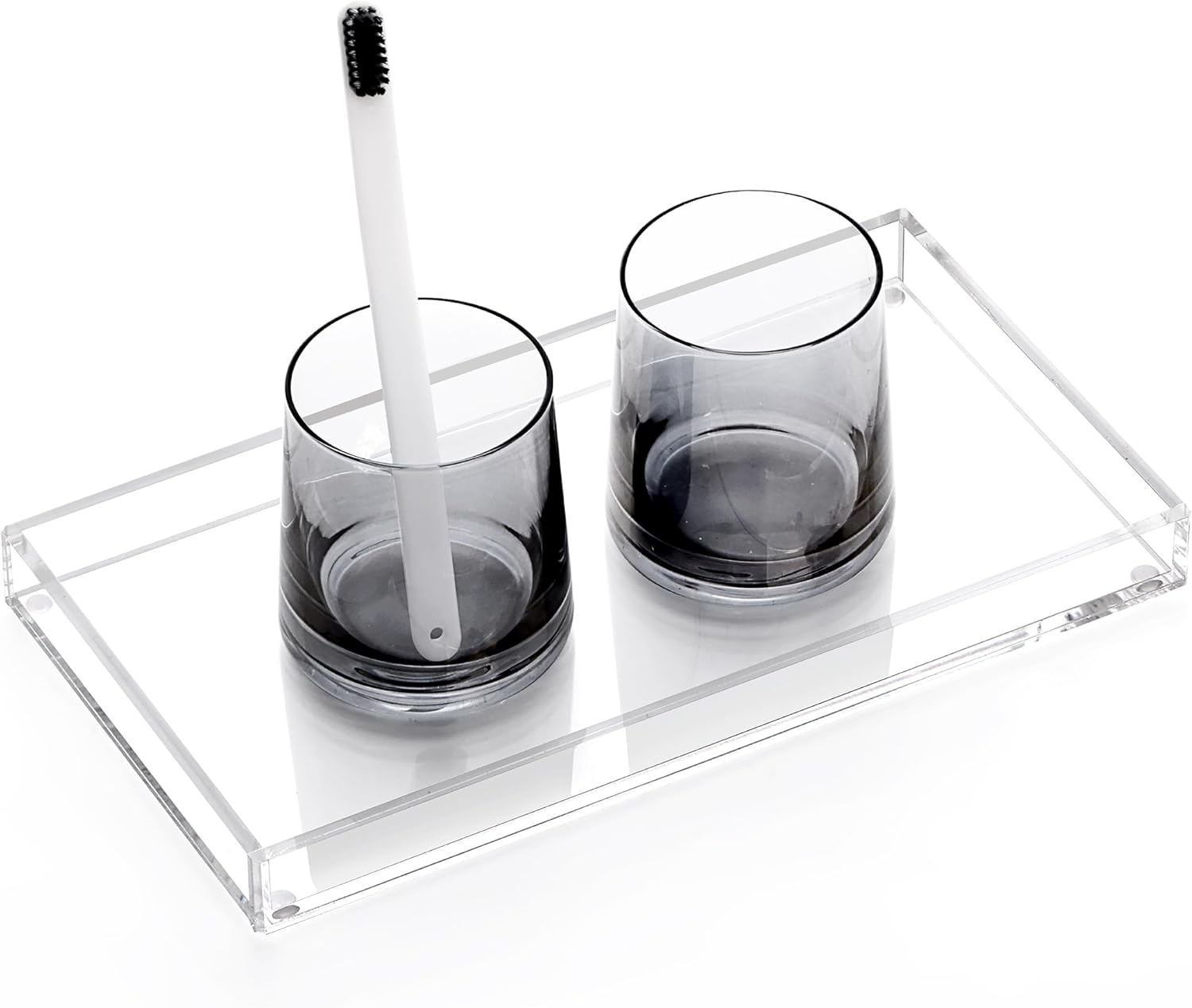 DINGHUO Acrylic Bathroom Vanity Tray