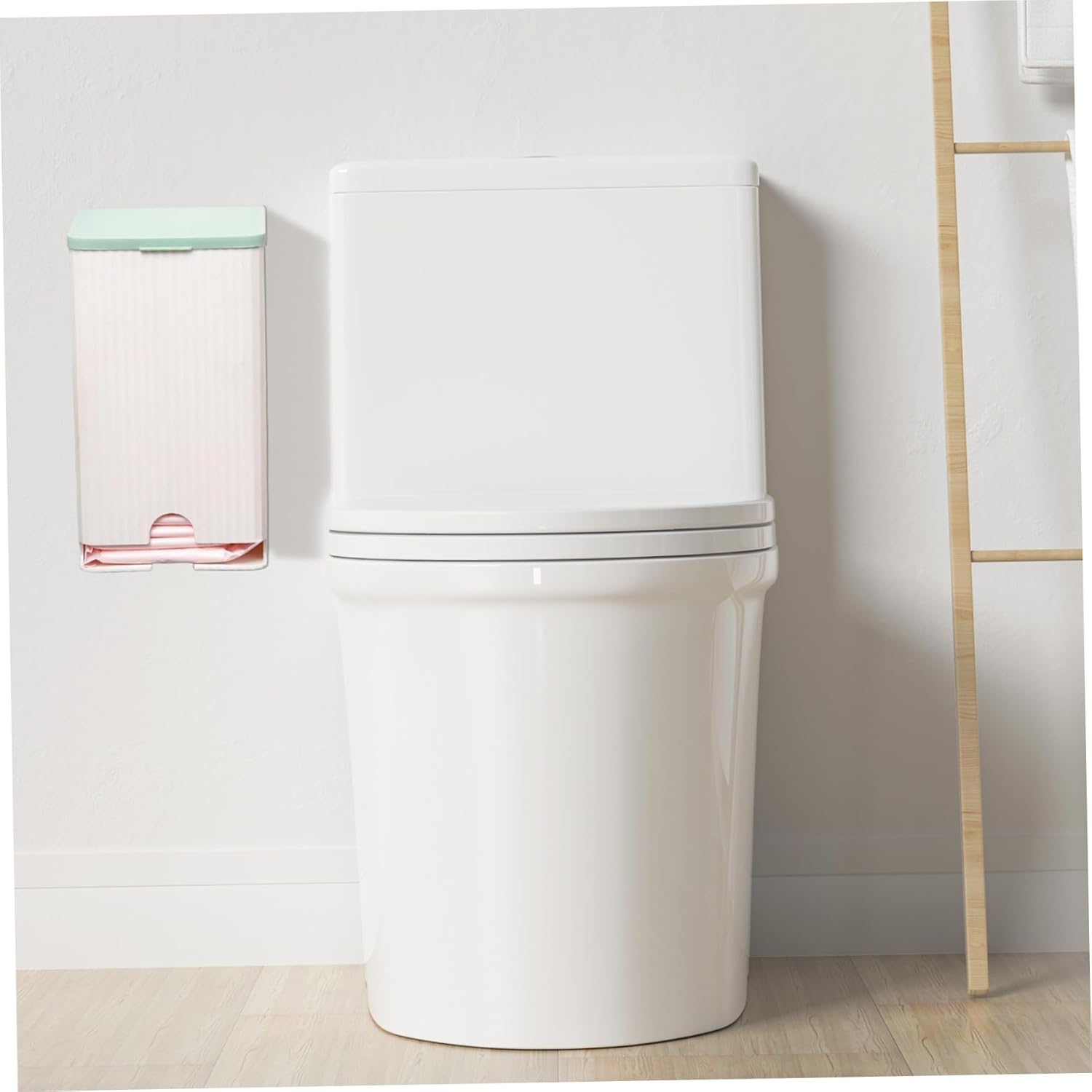 Wall-Mounted Toilet Pad Organizer for Women