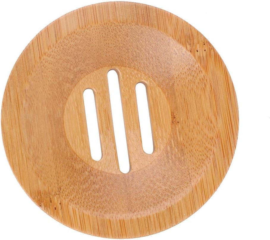 Fragrant 8x8 inch Wooden Soap Tray for Bathroom
