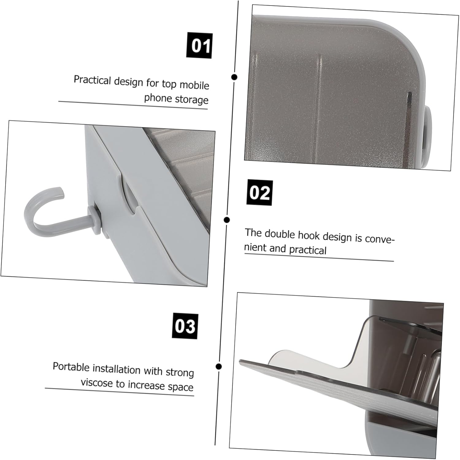 Double-Purpose Wall Mounted Soap Dish Holder for Efficient Storage