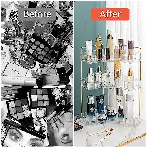 Bathroom Counter Organizer - Corner Organizer for Vanities