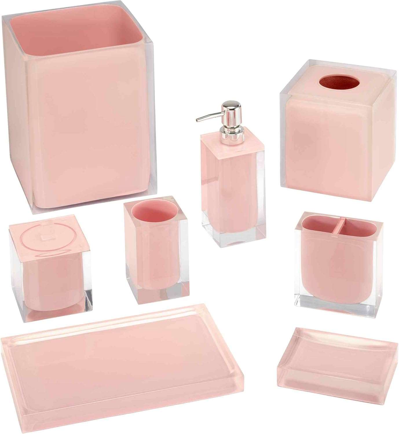 Elegant Pink Resin Tumbler