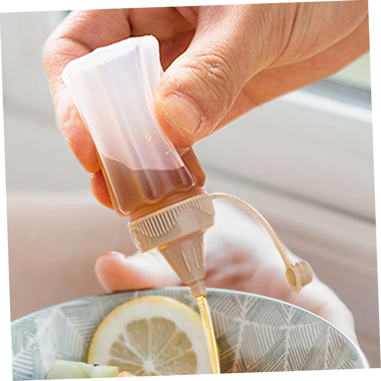 Stylish 12-Piece Reusable Condiment Squeeze Bottles