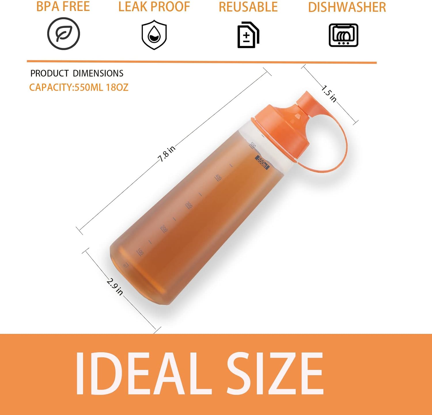 Wide-OpeningCondiment Squeeze Bottles
