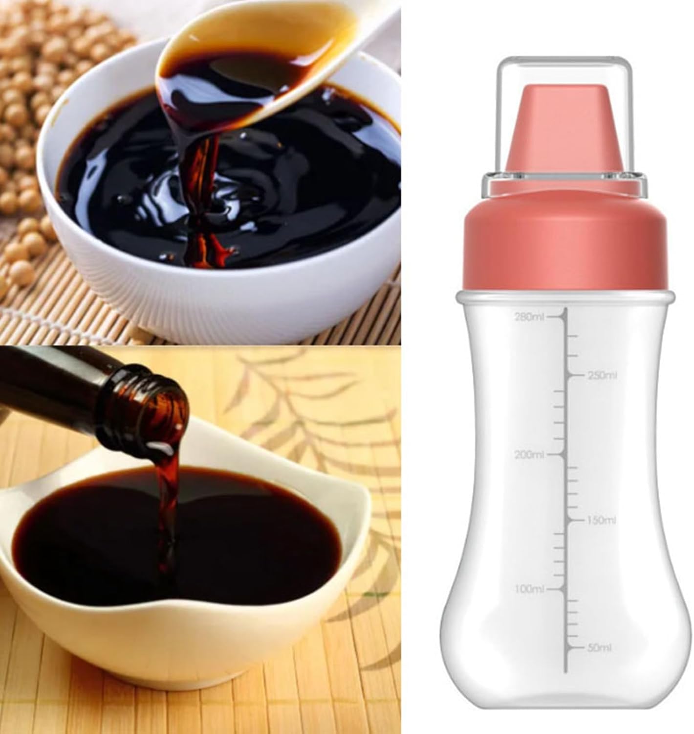 Zerodis 350ml Condiment Squeeze Bottle Effortlessly Dispense Leak-Proof and Durable