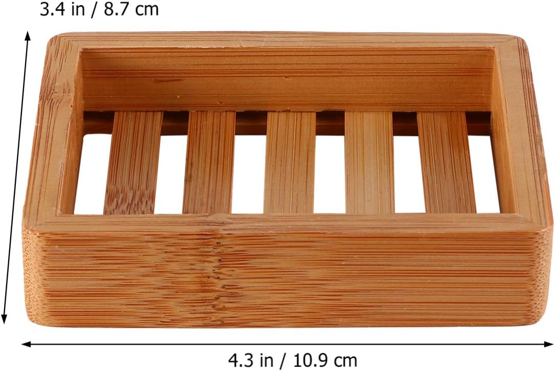 Cabilock Bamboo Pine Linear Soap Holder for BATH KITCHEN