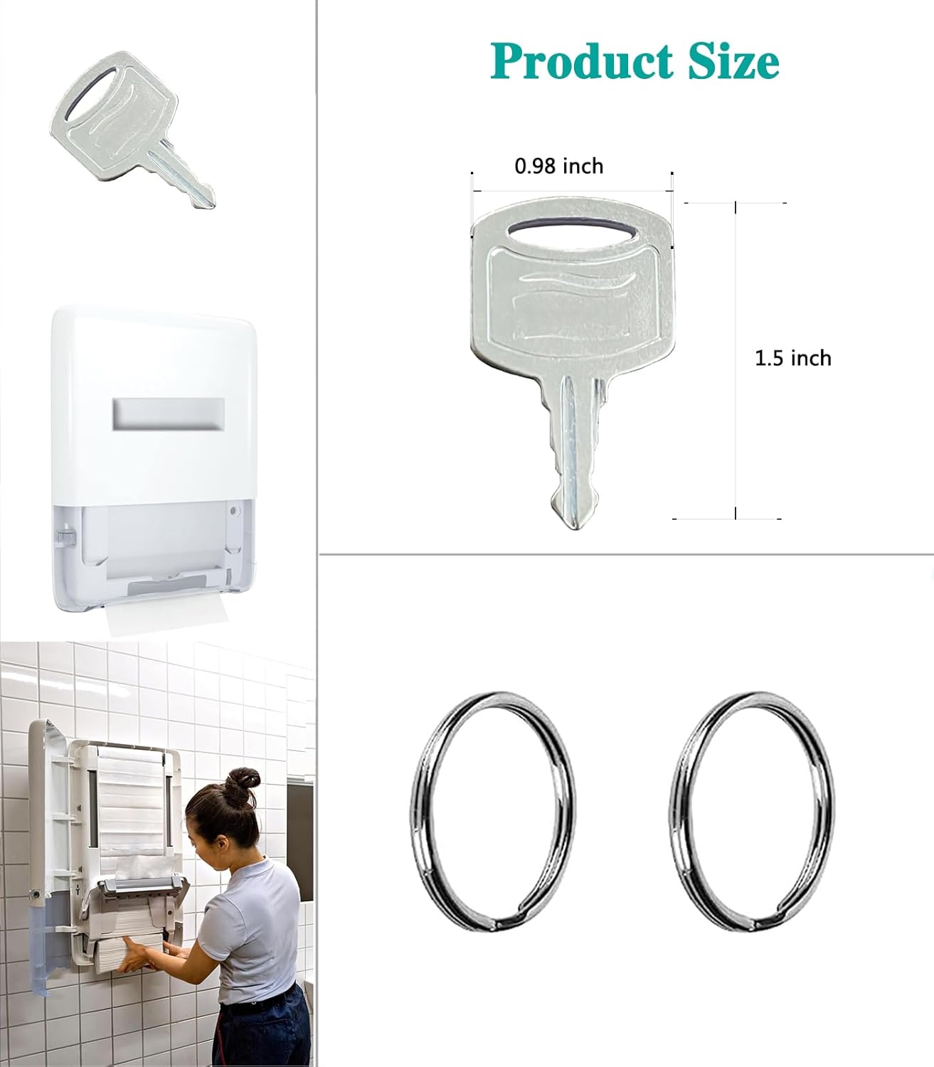 Paper Towel Toiletry Dispenser Key