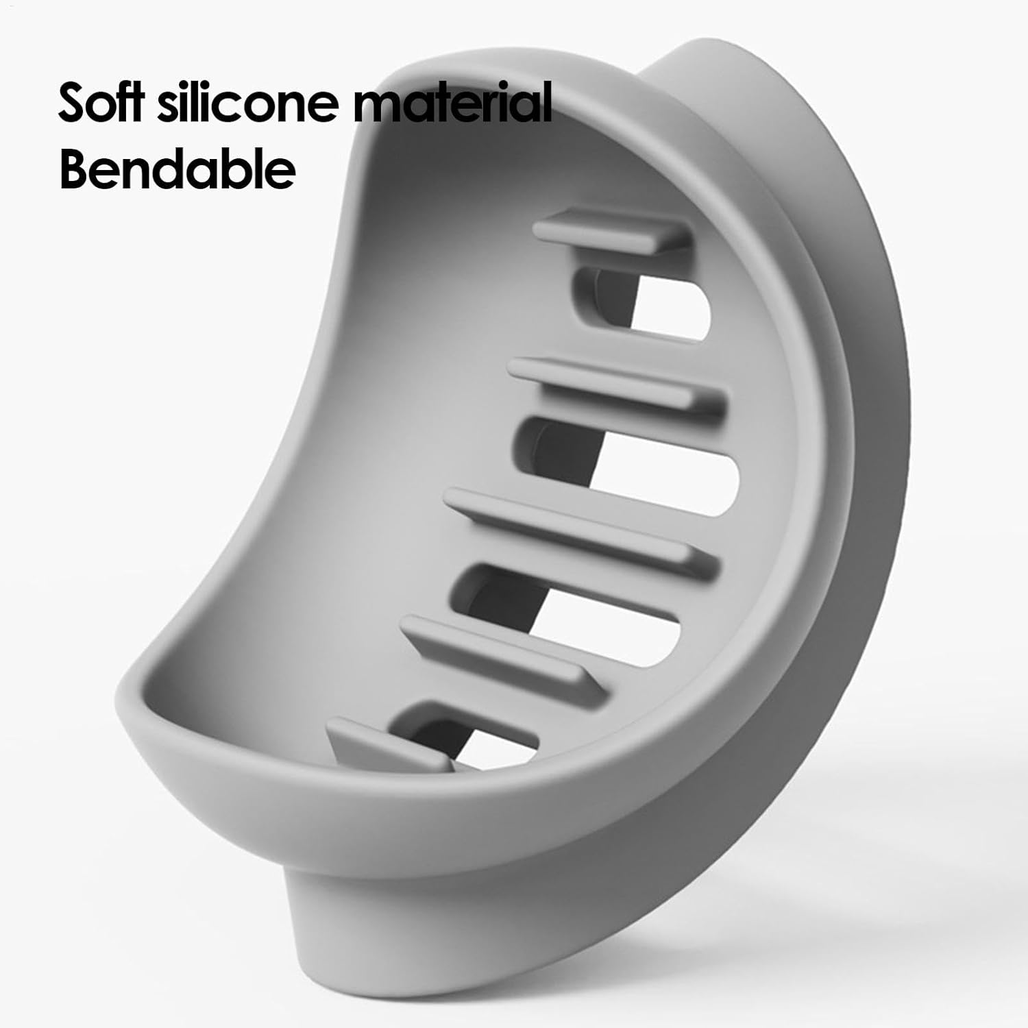High-Quality Silicone Soap Dish Organizer for Bathrooms Bushes and Kitchens