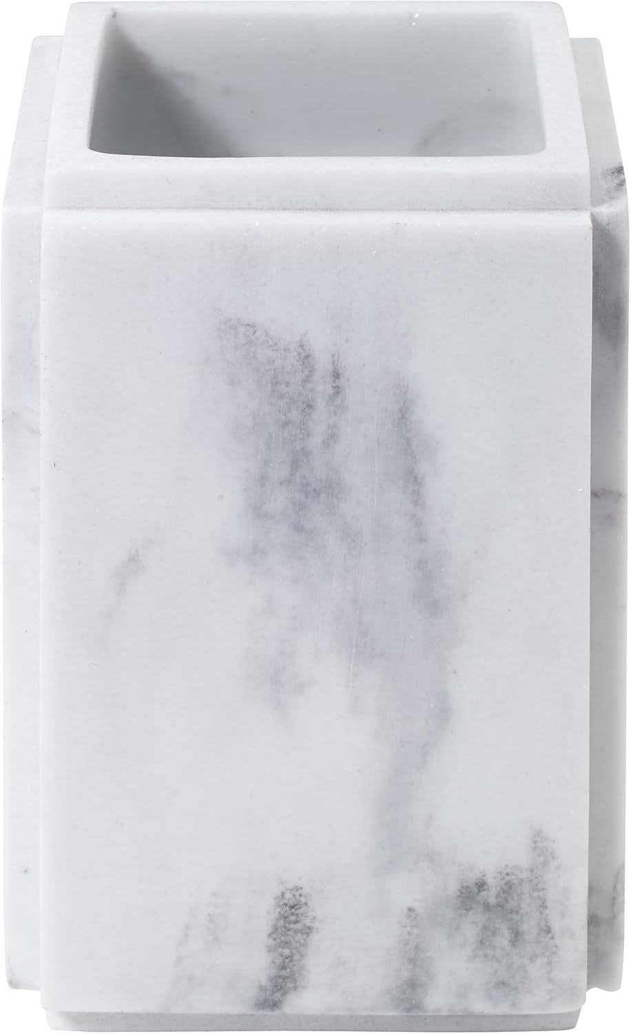 Premium Resin Tumbler Marble-Style Bathroom Organizer